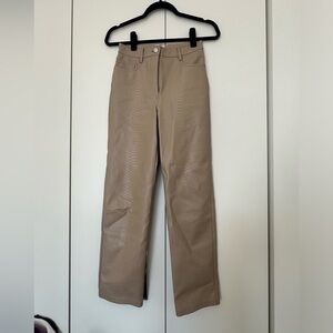 Wilfred Leather Reptile Pants Size 0